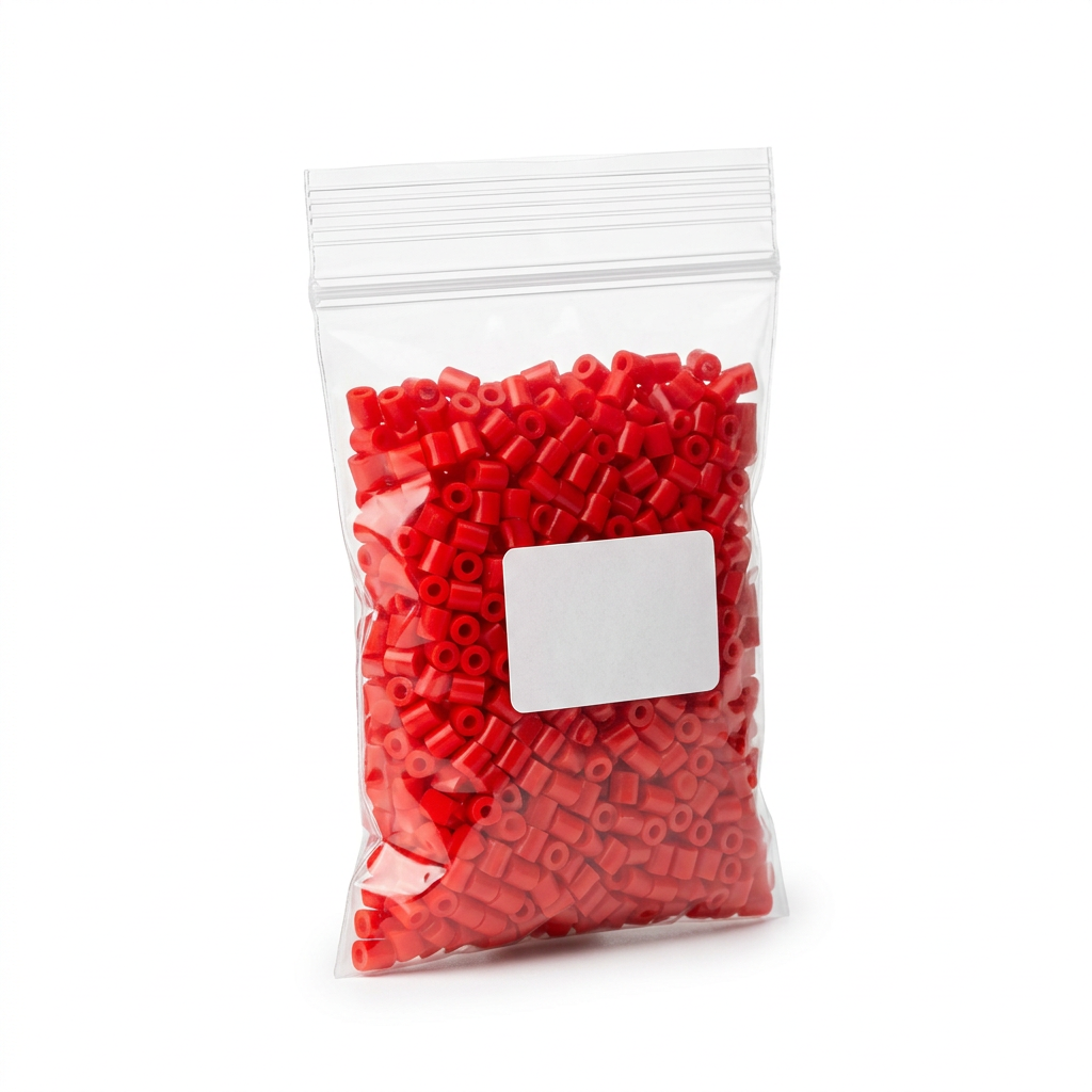 Single color fuse beads refill bag - premium 5mm beads for pixel art