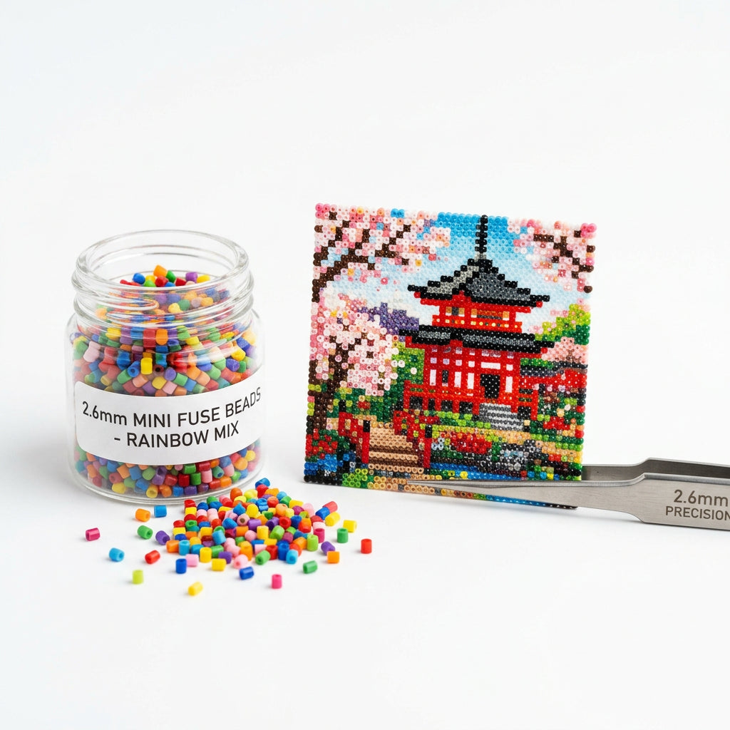 Mini Fuse Beads 2.6mm 4000pcs Detail Pack