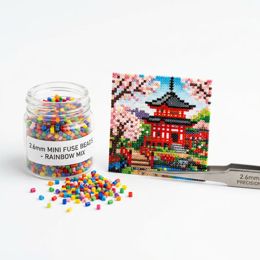 Mini Fuse Beads 2.6mm 4000pcs Detail Pack